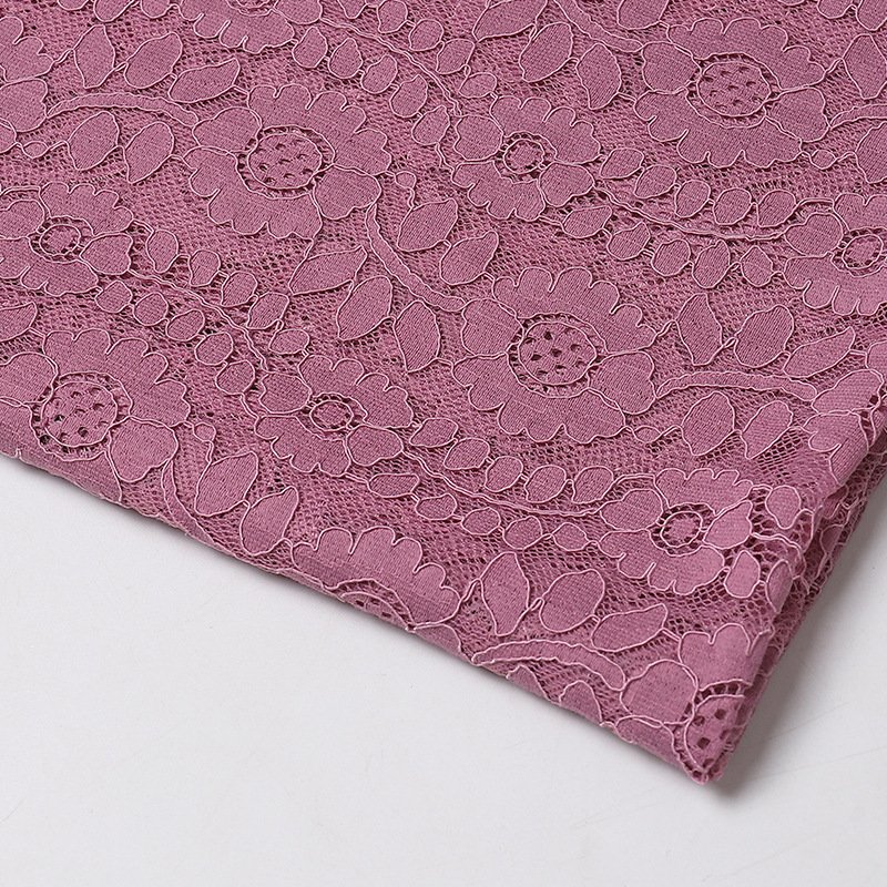 Dress Cutwork Jacquard Nylon Lace Fabric for Women's Wear Wholesale Su 12